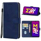 For Samsung Galaxy M32 5G Leather Phone Case(Blue) - 1