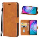 For Tecno Camon 16 Pro Leather Phone Case(Brown) - 1