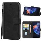 For Tecno Camon 18 P Leather Phone Case (Black) - 1