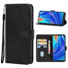 For Tecno Spark 7T Leather Phone Case(Black) - 1