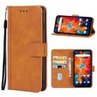 For UMIDIGI BISON X10 Leather Phone Case(Brown) - 1