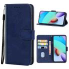 For Xiaomi Redmi Note 11 4G Global Leather Phone Case(Blue) - 1