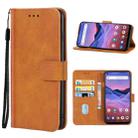 For ZTE A1 ZTG01 5G Leather Phone Case(Brown) - 1