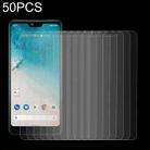 50 PCS 0.26mm 9H 2.5D Tempered Glass Film For Kyocera Android One S8 - 1