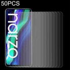 50 PCS 0.26mm 9H 2.5D Tempered Glass Film For OPPO Realme Narzo 50 / Realme Q5  - 1