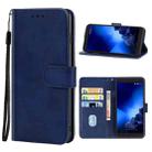 Leather Phone Case For  Alcatel 1x Fingerprint Version(Blue) - 1