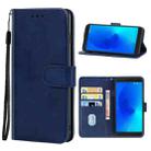 Leather Phone Case For Alcatel 3 2018(Blue) - 1