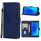Leather Phone Case For Alcatel 3C 2018(Blue) - 1