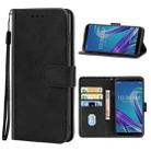 Leather Phone Case For Asus Zenfone Max Pro ZB602KL(Black) - 1