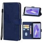 Leather Phone Case For BQ Aquaris C(Blue) - 1