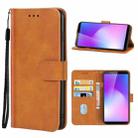 Leather Phone Case For CUBOT Power(Brown) - 1
