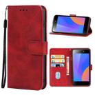 Leather Phone Case For Infinix Itel A35(Red) - 1