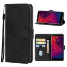 Leather Phone Case For Lenovo K5 Play(Black) - 1