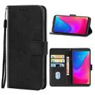 Leather Phone Case For Lenovo K5 Pro(Black) - 1