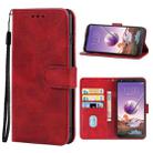 Leather Phone Case For LG Q Stylo 4(Red) - 1