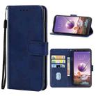 Leather Phone Case For LG Q Stylo 4(Blue) - 1