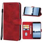 Leather Phone Case For Meizu 15(Red) - 1