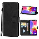 Leather Phone Case For Motorola Moto P30(Black) - 1