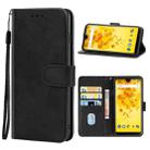 Leather Phone Case For Wiko View 2(Black) - 1