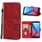 Leather Phone Case For ZTE Blade V9(Red) - 1