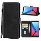 Leather Phone Case For ZTE Blade V9(Black) - 1