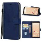 Leather Phone Case For Fujitsu Arrows Be4 F-41A(Blue) - 1