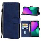 Leather Phone Case For Infinix Hot 10 Play / Smart 5 India X688B(Blue) - 1