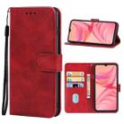 Leather Phone Case For Infinix Hot 10T / Hot 10s / Hot 10s NFC(Red) - 1