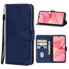 Leather Phone Case For Infinix Hot 10T / Hot 10s / Hot 10s NFC(Blue) - 1
