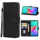 Leather Phone Case For Infinix Smart 5 / Hot 10 Lite X657(Black) - 1