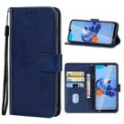 Leather Phone Case For Oukitel C19 / C19 Pro(Blue) - 1