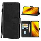 Leather Phone Case For Xiaomi Poco X3 NFC / Poco X3 / Poco X3 Pro(Black) - 1