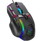 HXSJ S700 USB 12800dpi Adjustable 10-Keys Mechanical Wired Gaming Mouse(Black) - 1