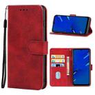 Leather Phone Case For Samsung Galaxy M33 5G(Red) - 1