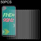 50 PCS 0.26mm 9H 2.5D Tempered Glass Film For Infinix HOT 11S - 1