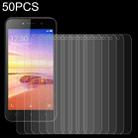 50 PCS 0.26mm 9H 2.5D Tempered Glass Film For Tecno A32F - 1