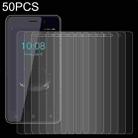50 PCS 0.26mm 9H 2.5D Tempered Glass Film For Tecno NOTE 4 - 1