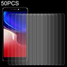 50 PCS 0.26mm 9H 2.5D Tempered Glass Film For Tecno P32 - 1