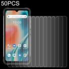 50 PCS 0.26mm 9H 2.5D Tempered Glass Film For Umidigi Bison X10 Pro - 1