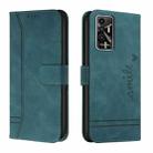 For Tecno Pova 2 Retro Skin Feel Horizontal Flip Soft TPU + PU Leather Phone Case(Dark Green) - 1