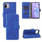 For Ulefone Note 6 Skin Feel Magnetic Flip Leather Phone Case(Blue) - 1