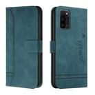 For Blackview A100 Retro Skin Feel Horizontal Flip Soft TPU + PU Leather Phone Case(Dark Green) - 1
