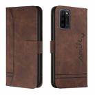 For Blackview A100 Retro Skin Feel Horizontal Flip Soft TPU + PU Leather Phone Case(Coffee) - 1