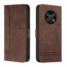 For Oukitel WP13 Retro Skin Feel Horizontal Flip Soft TPU + PU Leather Phone Case(Coffee) - 1