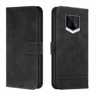 For Oukitel WP15 Retro Skin Feel Horizontal Flip Soft TPU + PU Leather Phone Case(Black) - 1