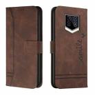 For Oukitel WP15 Retro Skin Feel Horizontal Flip Soft TPU + PU Leather Phone Case(Coffee) - 1