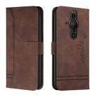 For Sony Xperia Pro-I Retro Skin Feel Horizontal Flip Soft TPU + PU Leather Phone Case(Coffee) - 1