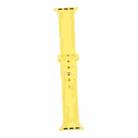 King Kong Silicone Watch Band For Apple Watch Series 8&7 41mm / SE 2&6&SE&5&4 40mm / 3&2&1 38mm( Yellow) - 1