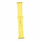 King Kong Silicone Watch Band For Apple Watch Series 9&8&7 41mm / SE 3&SE 2&6&SE&5&4 40mm / 3&2&1 38mm( Yellow) - 1