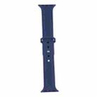 King Kong Silicone Watch Band For Apple Watch Series 8&7 41mm / SE 2&6&SE&5&4 40mm / 3&2&1 38mm(Deep Navy) - 1